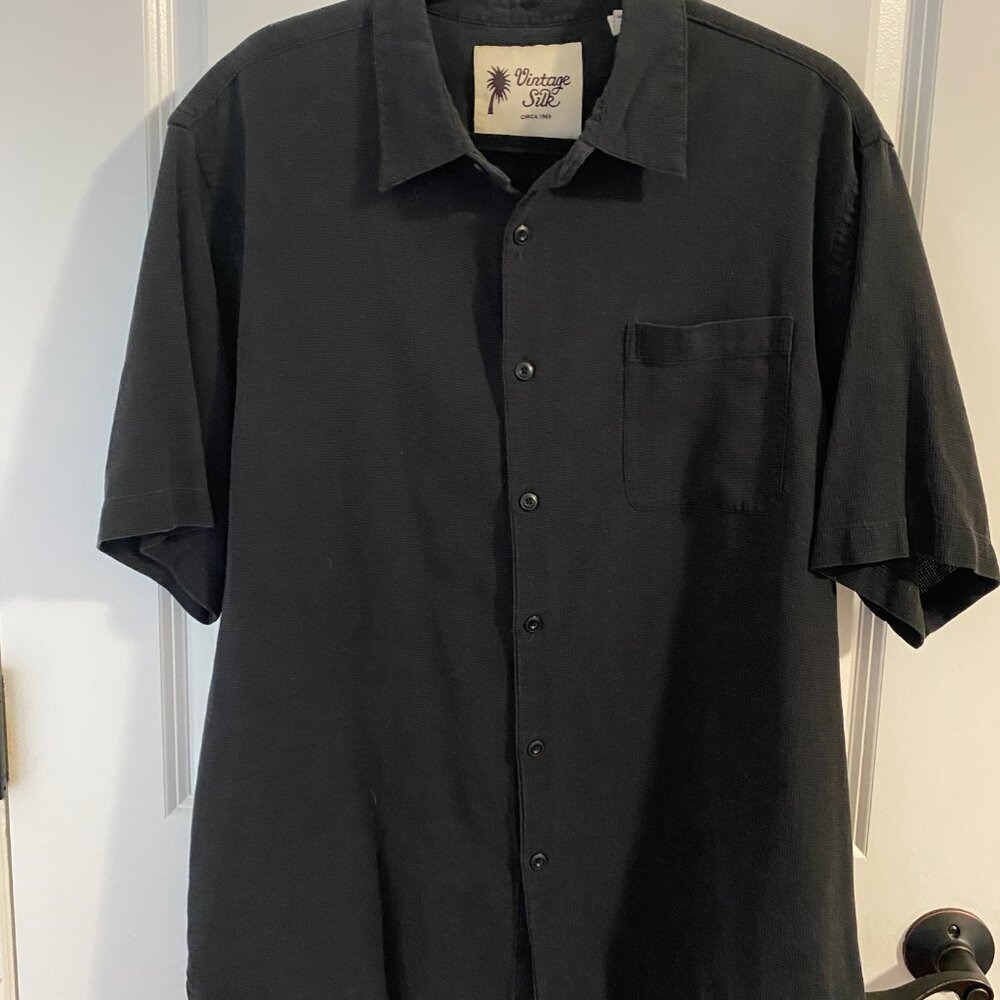 Vintage Silk 100% Silk Men's Button Down